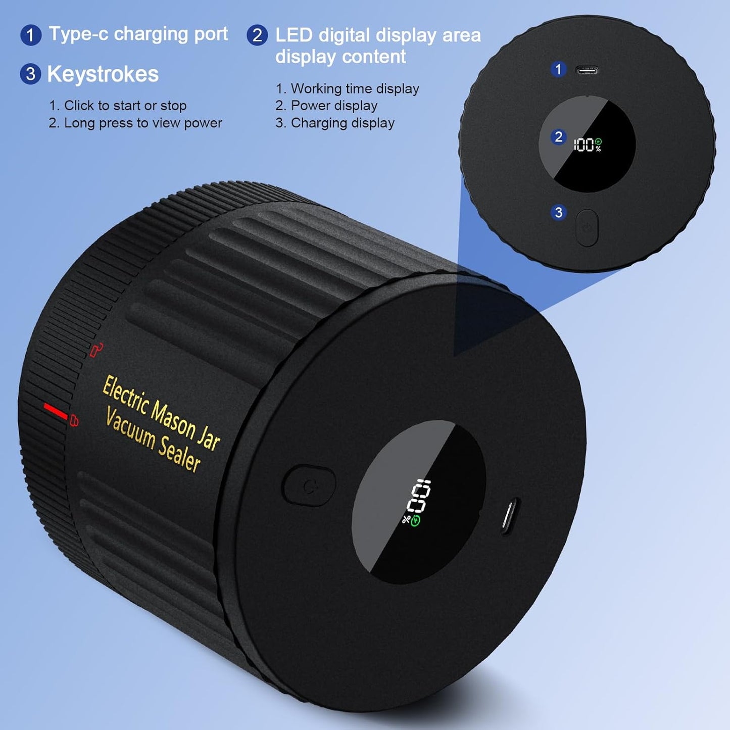 Mason Jar Power Sealer