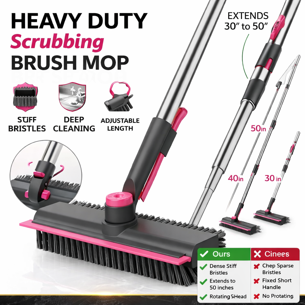 Heavy Duty Floor Scrub Brush