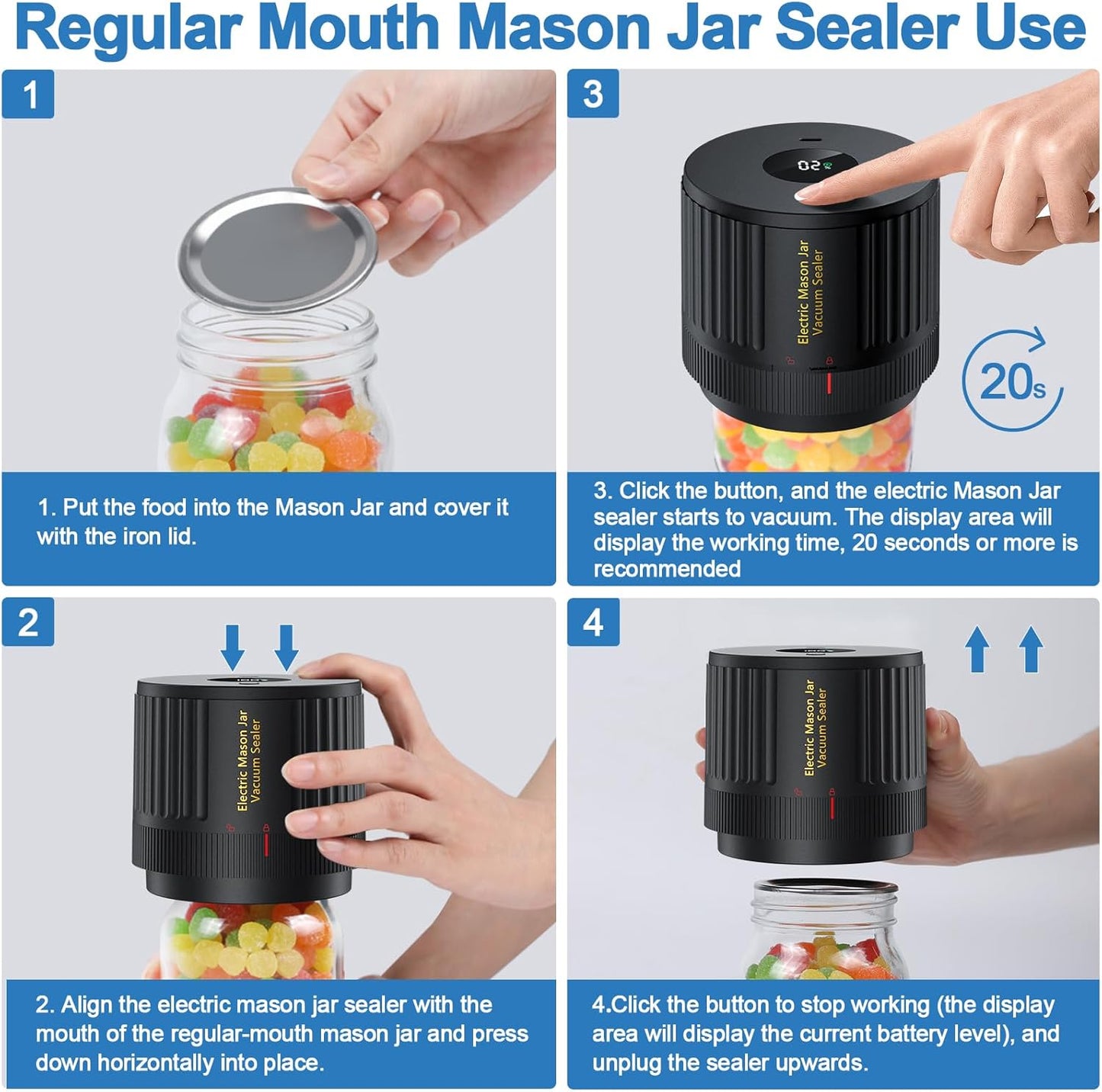 Mason Jar Power Sealer