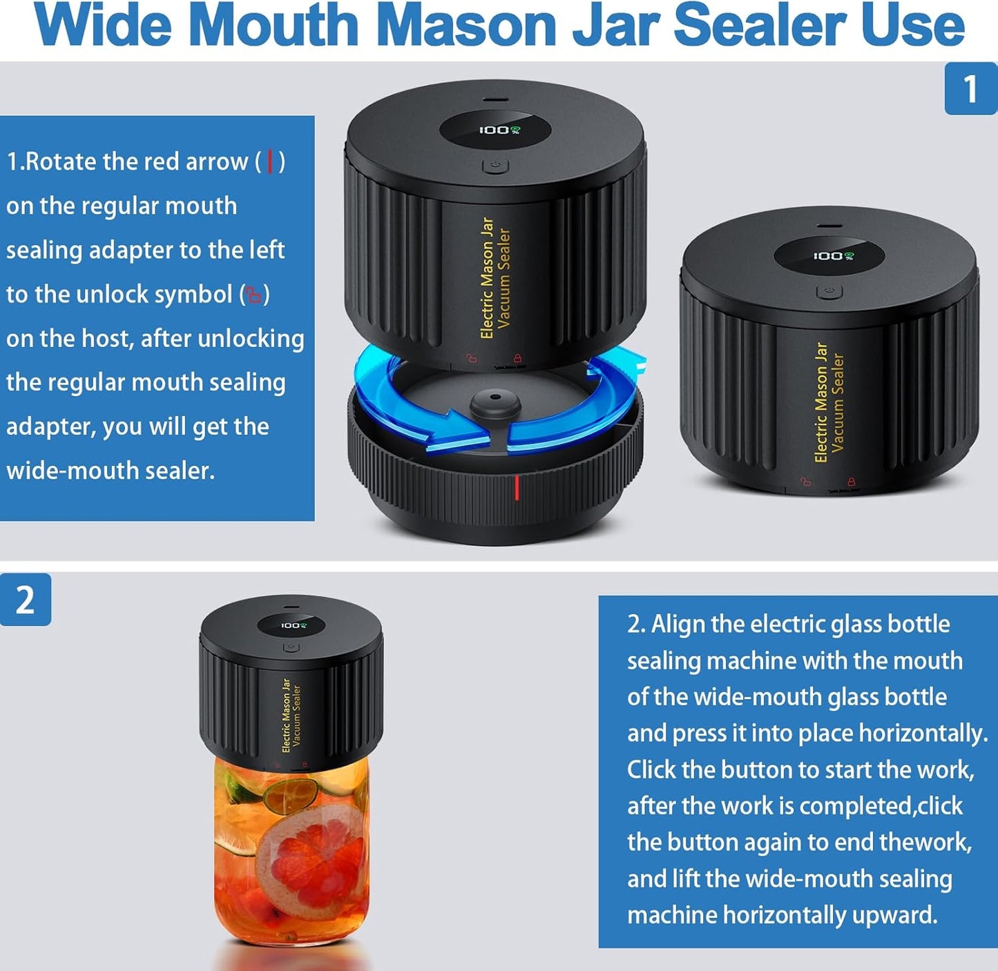 Mason Jar Power Sealer